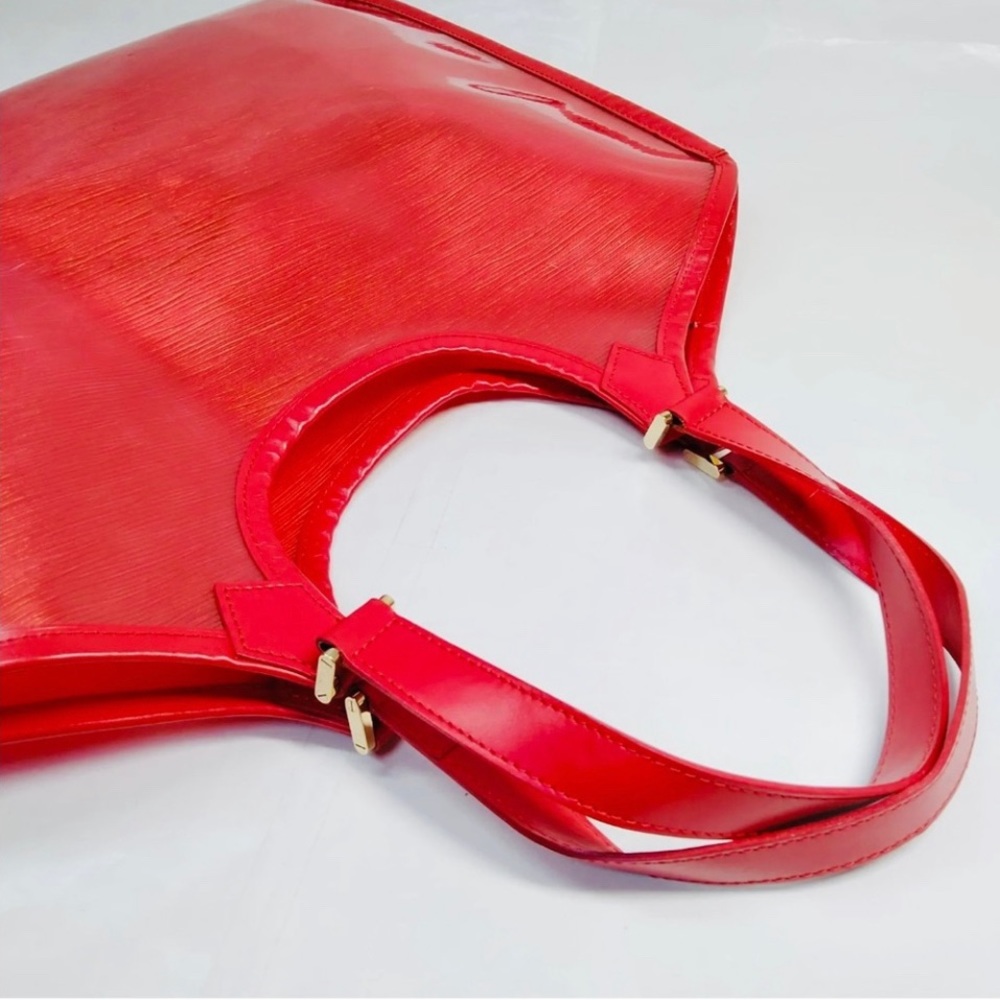 Louis Vuitton Red Epi Plage Lagoon Bay With Pouch Beach Tote - Picture 4 of 11